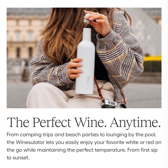 NEW! BRUMATE Onyx Leopard Winesulator 2.0 Wine Canteen 25oz New in Box GORGEOUS! - Picture 7 of 16